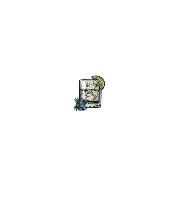 Let the fun be gin model negru pe tricou