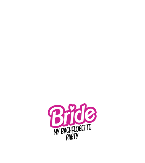 Bride Barbie model alb pe tricou