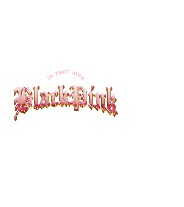 BLACPINK in your area model alb pe tricou