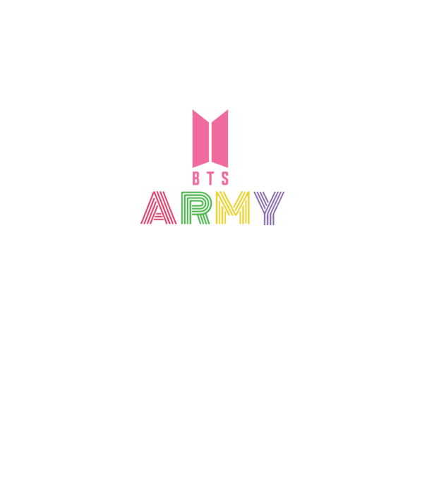 BTS ARMY model negru pe tricou