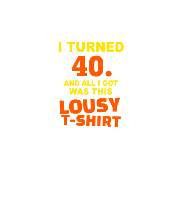 Lousy T-shirt 40 model negru pe tricou