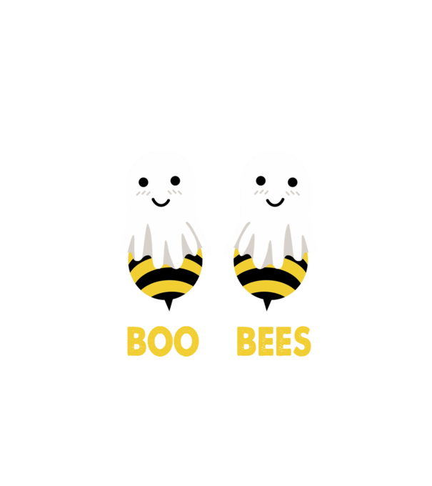 Boo bees model negru pe tricou