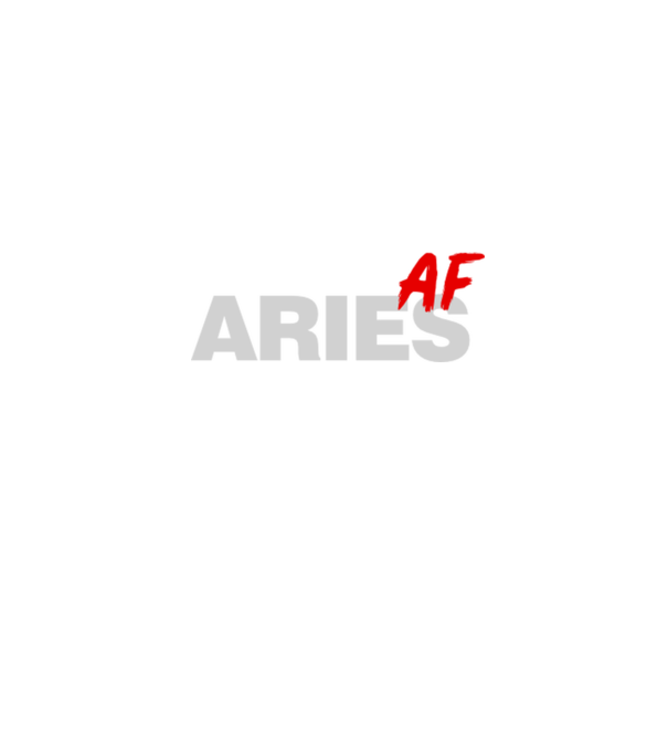 ARIES as fuck model negru pe tricou