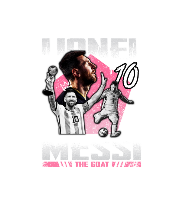 Messi tribute model negru pe tricou