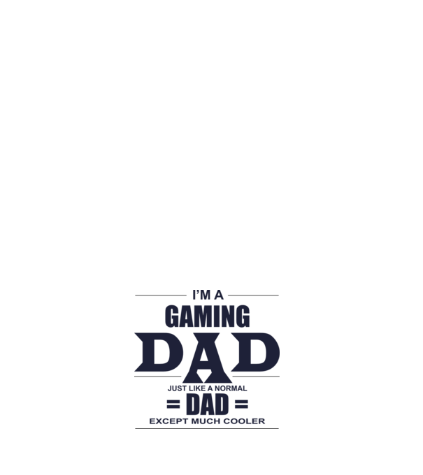 Gaming dad model negru pe tricou