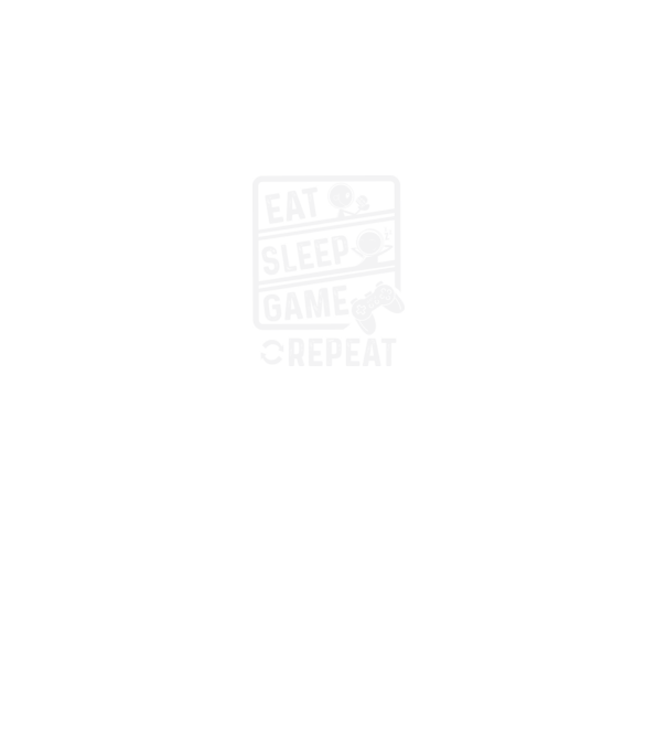 Eat sleep game repeat model gri pe tricou