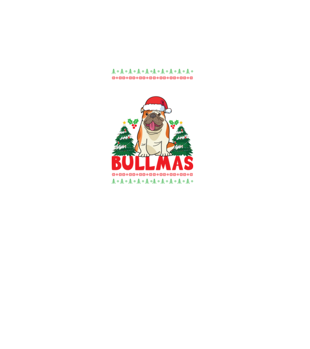 Merry bullmas ugly sweater model turcoaz pe tricou