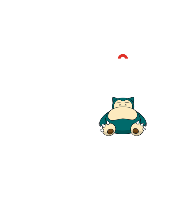Keep Calm Snorlax model galben neon pe tricou