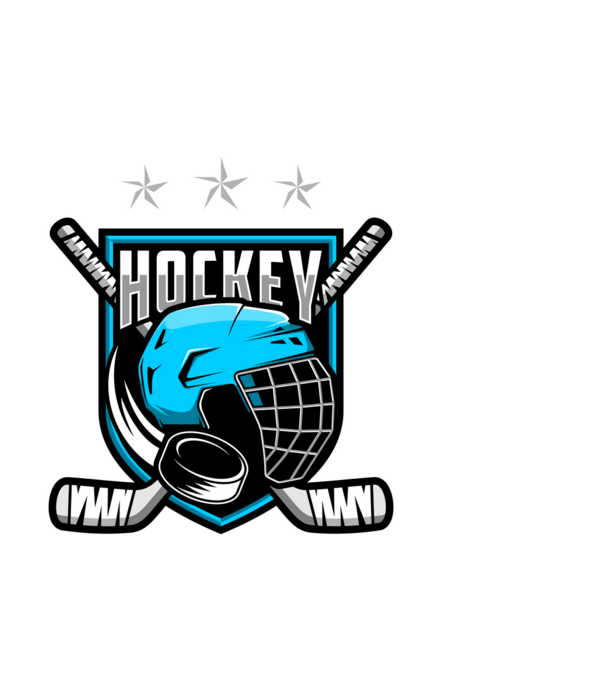 Hockey model negru pe tricou