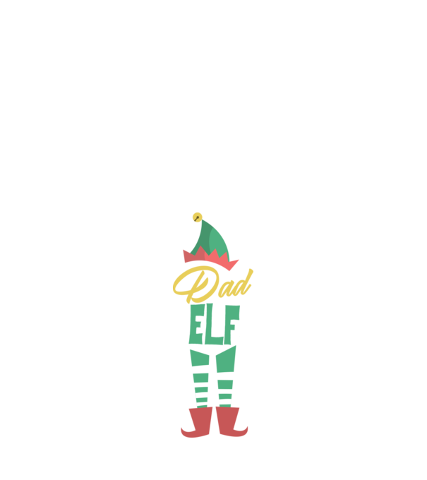 Elf family dad model negru pe tricou