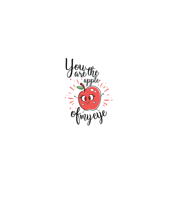 You drive me bananas you are the apple of my eye model negru pe tricou