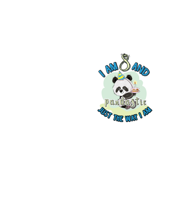 PANDASTIC 8 model galben neon pe tricou