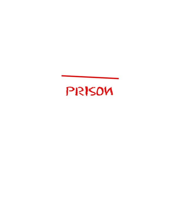Back to prison - școală model negru pe tricou