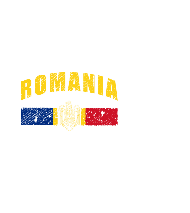 Romania coat of arms model negru pe tricou