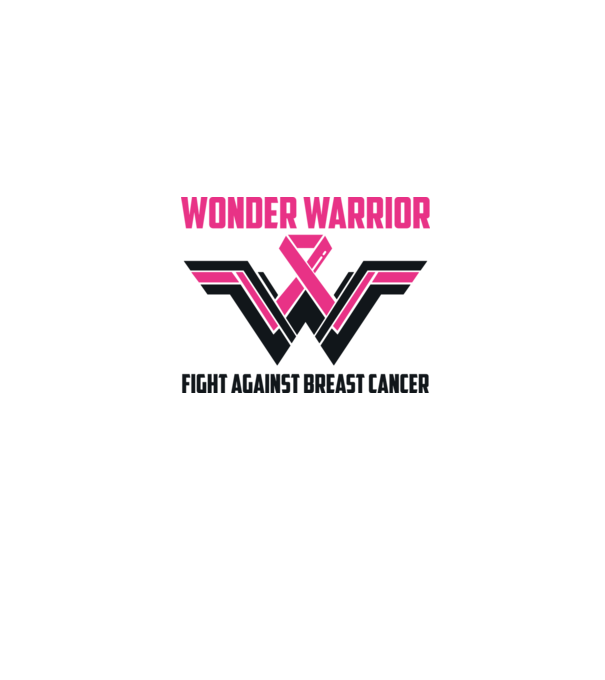 WONDER WARRIOR model gri pe tricou