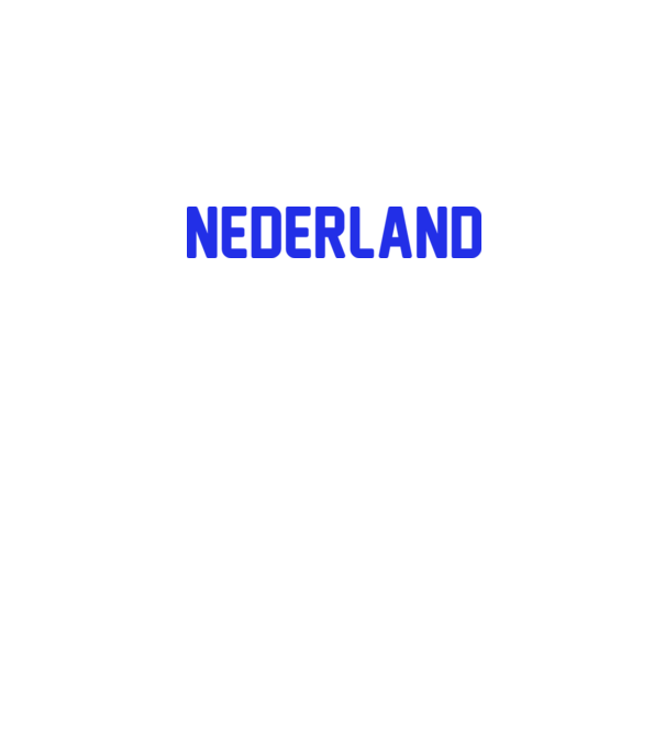 Nederland model alb pe tricou