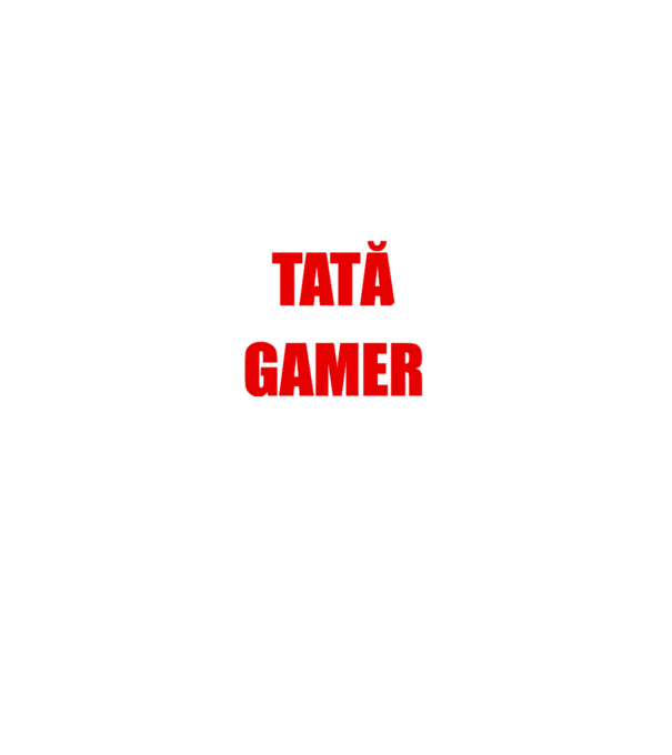 ziua tată noaptea gamer model negru pe tricou