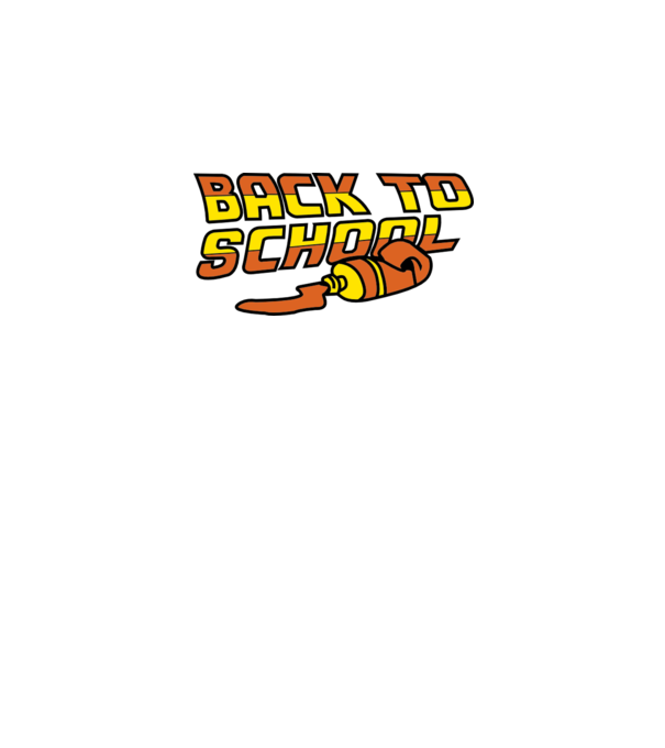 Back to school model negru pe tricou