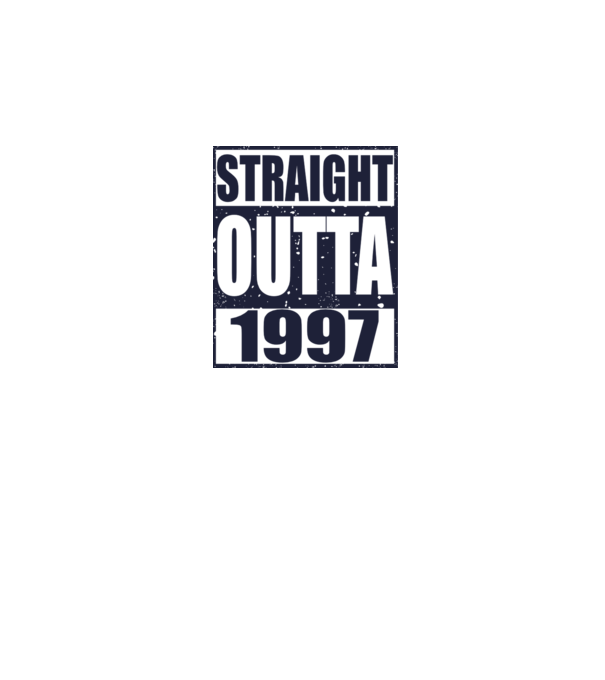 Straight Outta - 1997 model gri pe tricou