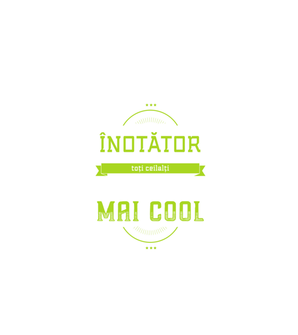 Sunt înotător, la fel ca toți ceilalți, dar mult mai cool model negru pe tricou