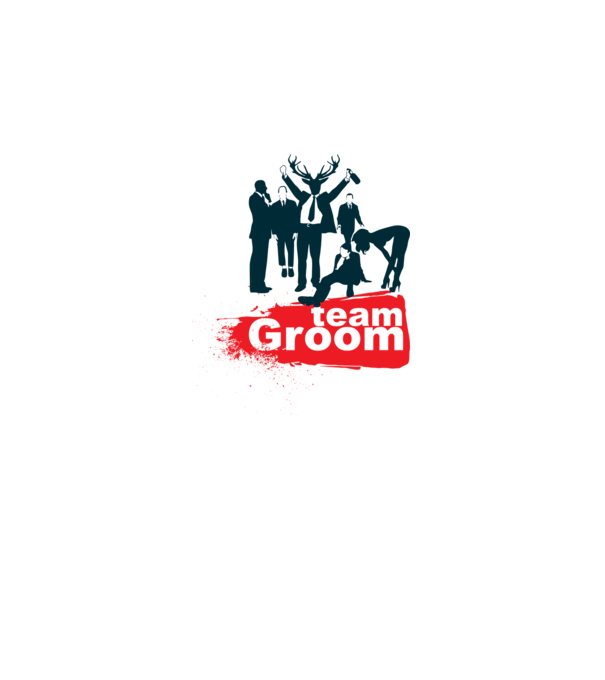 Reservoir Groom Team model alb pe tricou