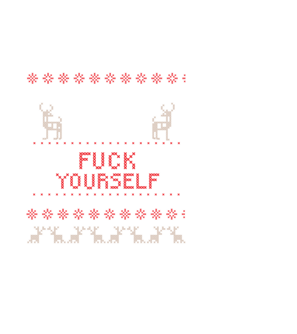 Merry go f-ck yourself model negru pe tricou