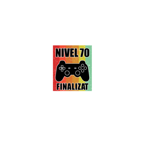 Nivel 70 finalizat model gri pe tricou