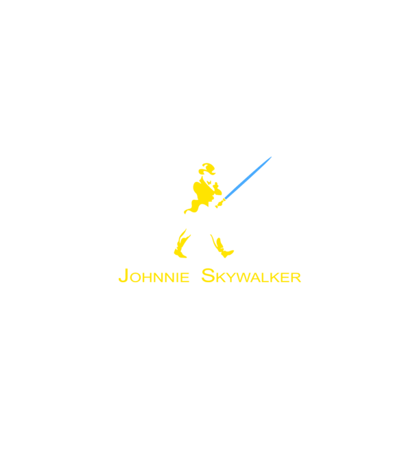 Johnnie Skywalker model negru pe tricou