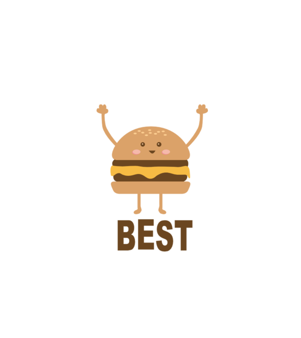 Best hamburger model alb pe tricou