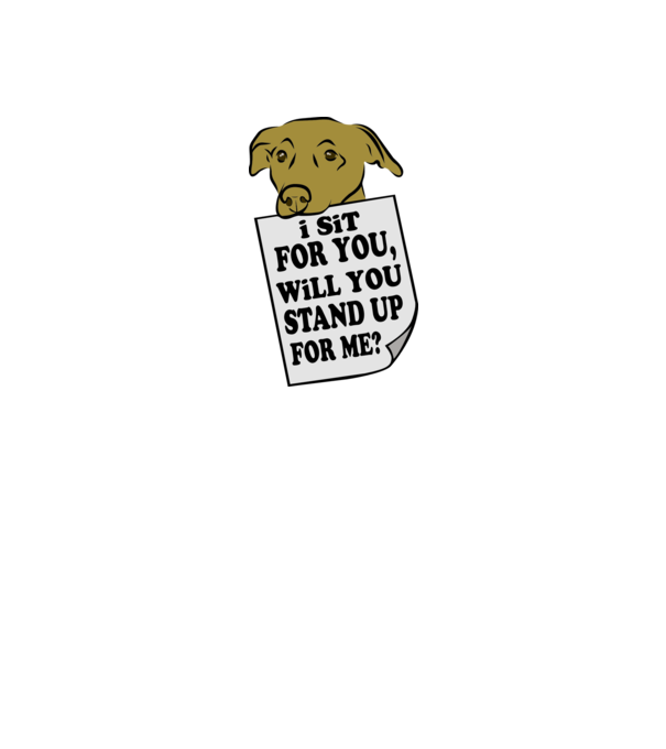 I sit for you model negru pe tricou