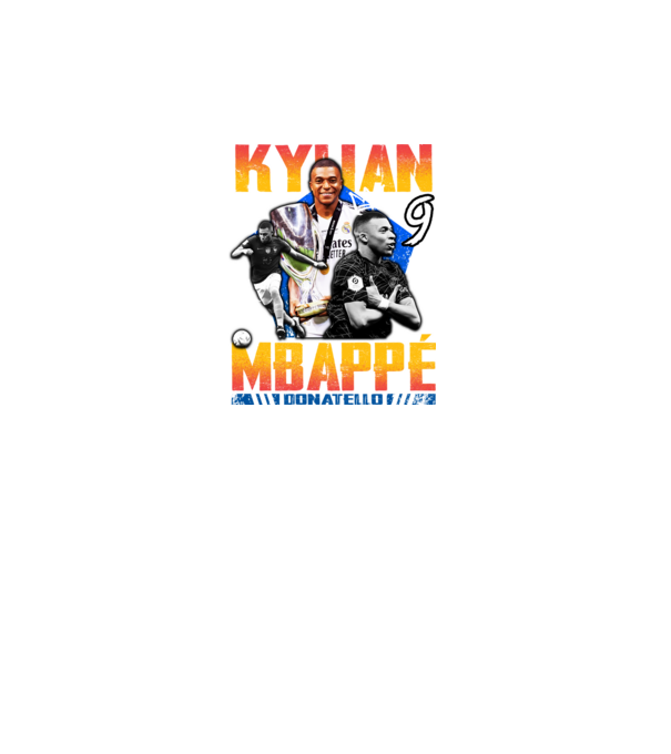 Mbappé tribute model negru pe tricou