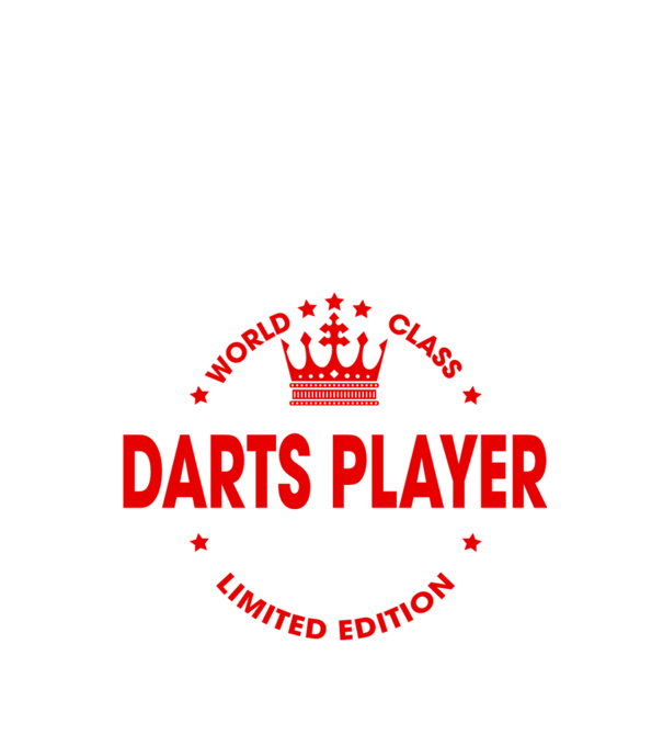 World class DARTS model negru pe tricou