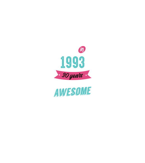 MADE IN 1993 model negru pe tricou