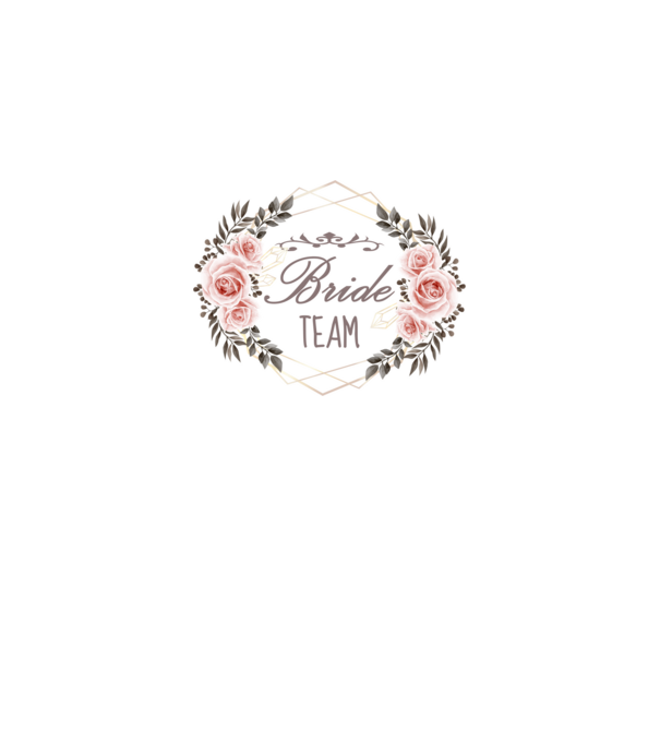 Vintage Bride team model alb pe tricou