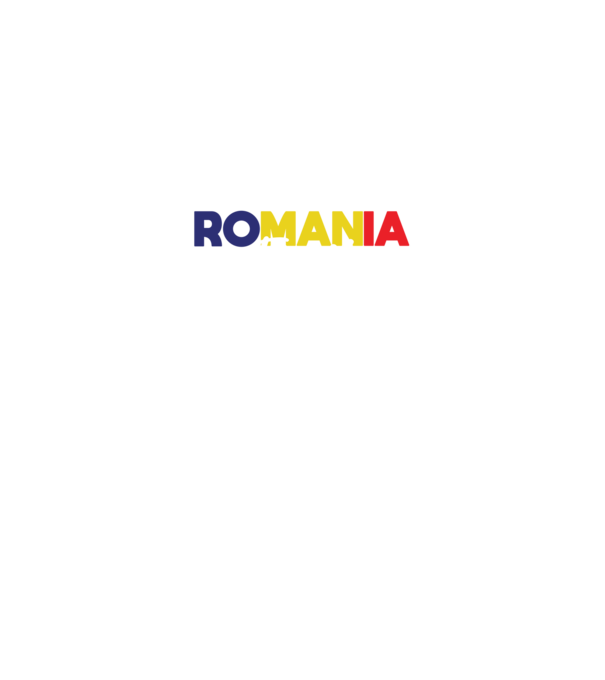 Romania forever model negru pe tricou
