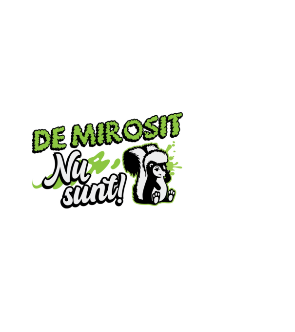 De mirosit nu sunt model negru pe tricou