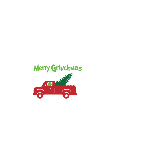 Grinchmas truck model negru pe tricou