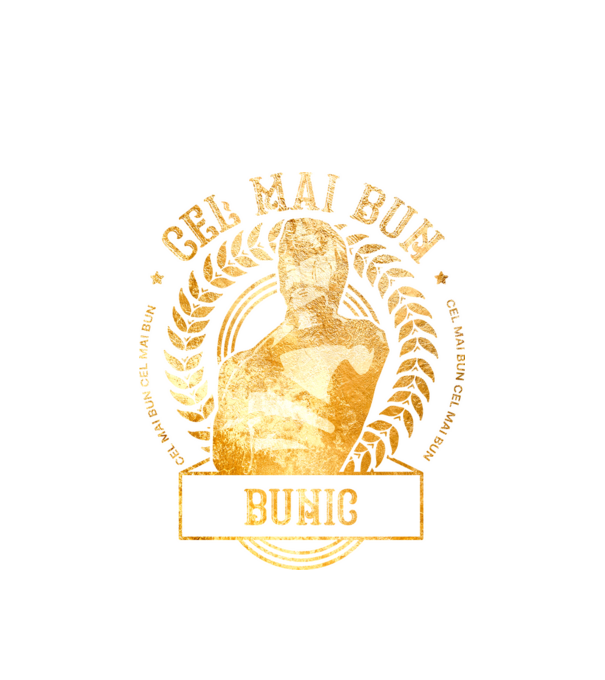 Cel mai bun bunic model alb pe tricou