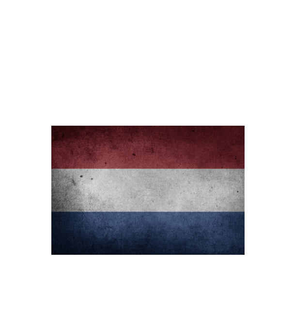 NETHERLANDS model negru pe tricou