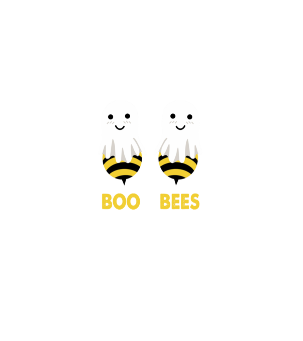 Boo bees model negru pe tricou