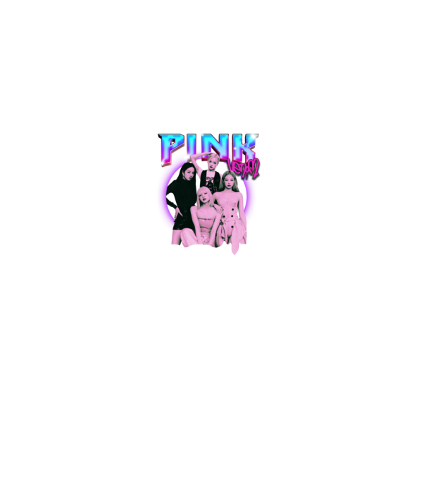 BLACKPINK pink venom model negru pe tricou