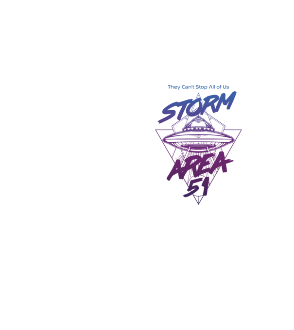 storm area 51 ufo purple model galben neon pe tricou