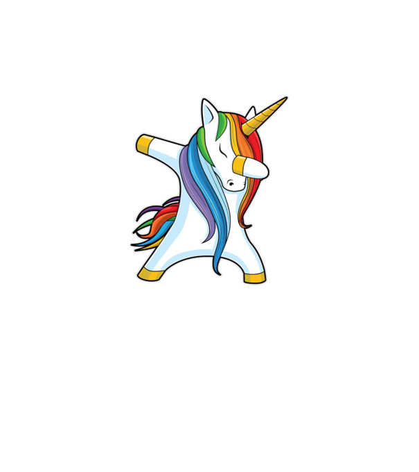 DAB Unicorn 2 model gri pe tricou