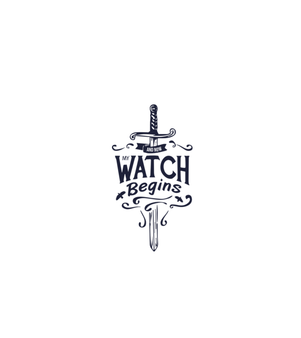 And now my watch begins model gri pe tricou