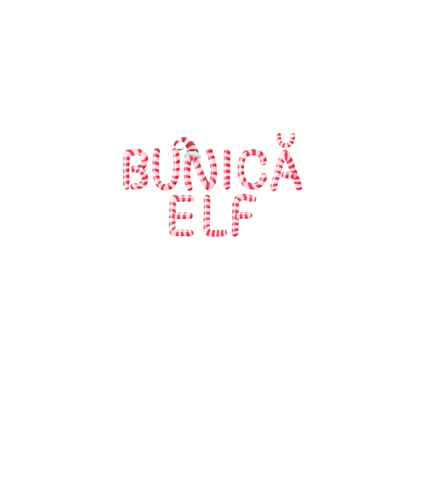 bunică elf model negru pe tricou