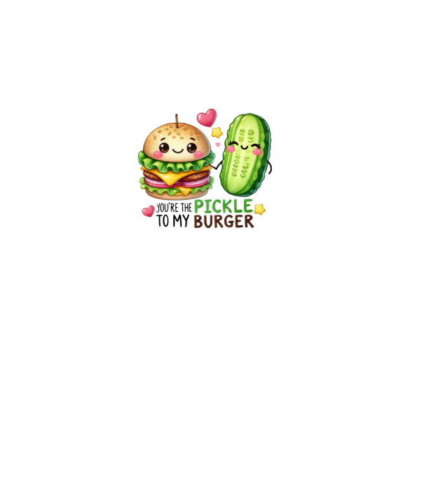 Pickle to my Burger model roz deschis pe tricou