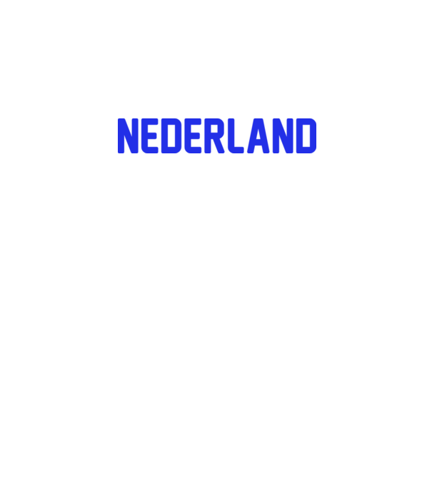 Nederland model alb pe tricou