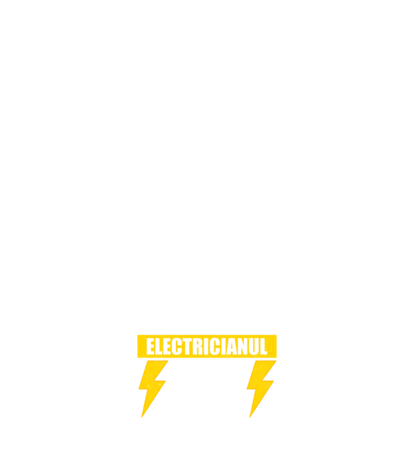 Tată - Electricianul, Mitul, Legenda model alb pe tricou