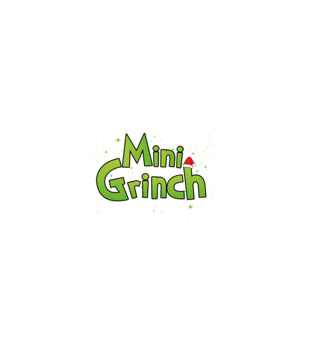 Grinch Family Mini Grinch model nisipiu pe tricou