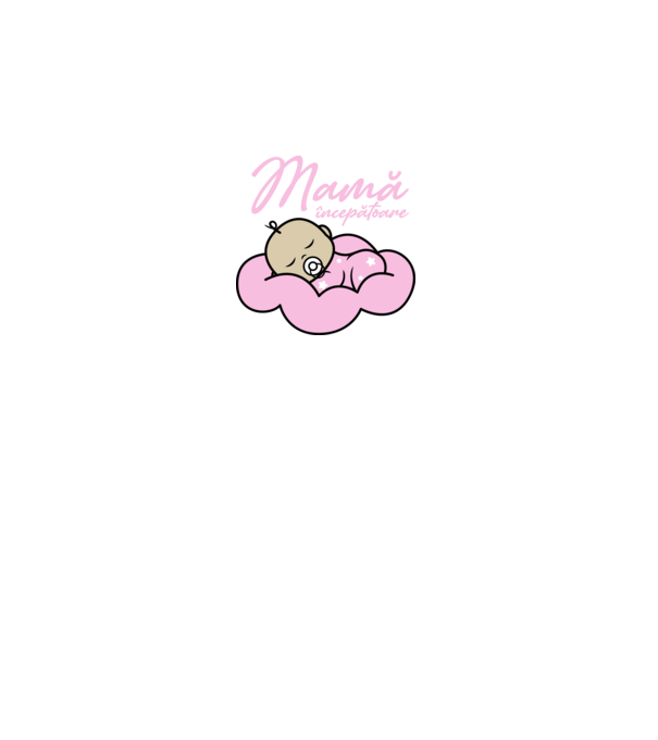 Mamă începătoare model alb pe tricou